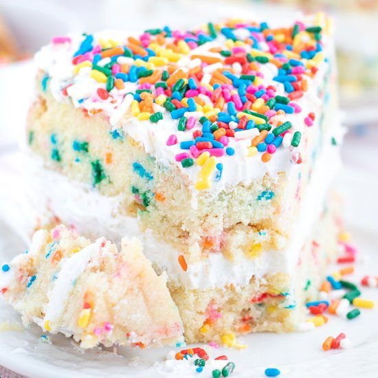 Vegan Funfetti Cake