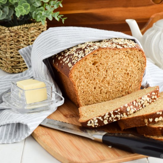 Rustic Oatmeal Bread Recipe