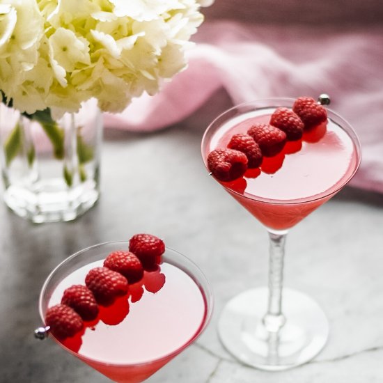 Raspberry Vodka Martini