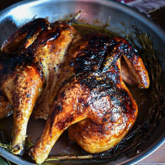 Skillet Roasted Pomegranate Chicken