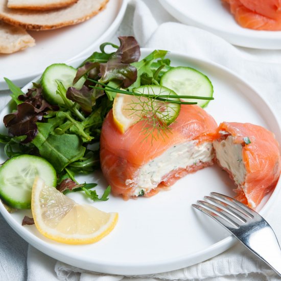 Smoked Salmon Parcels