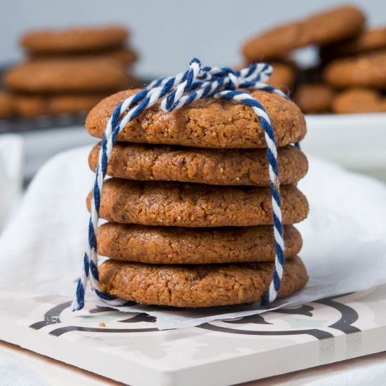 Flourless Almond Butter Cookies