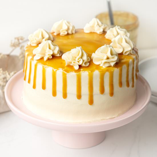 Vegan Caramel Cake