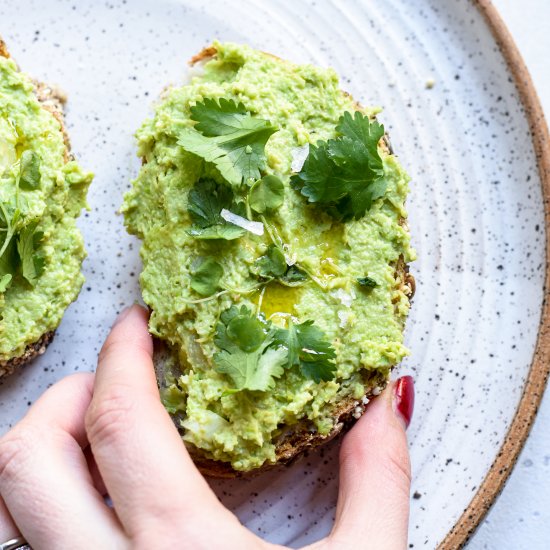 High Protein Avocado Toast