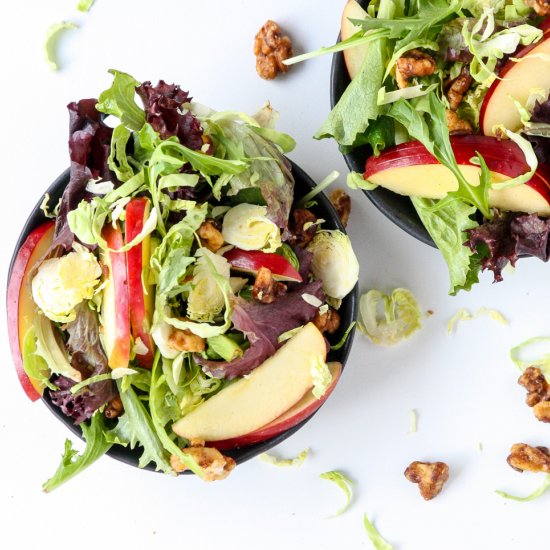 Shaved Brussels Sprouts Salad