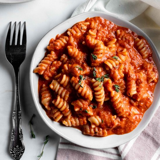 roasted red pepper pasta