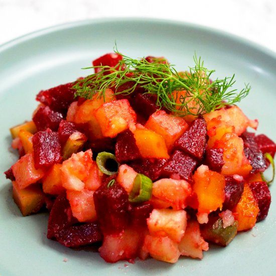 Russian Beetroot Salad (Vinegret)