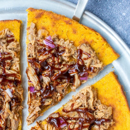 Sweet Potato Pulled Pork Pizza