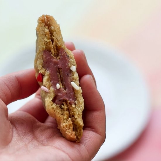 Strawberry Mochi Cookies