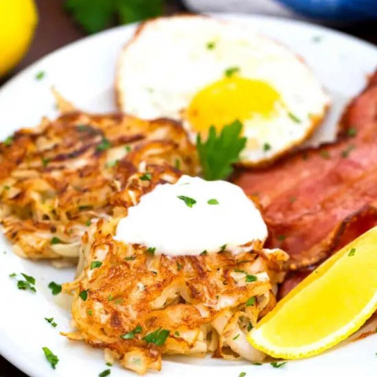 Cabbage Hash Browns