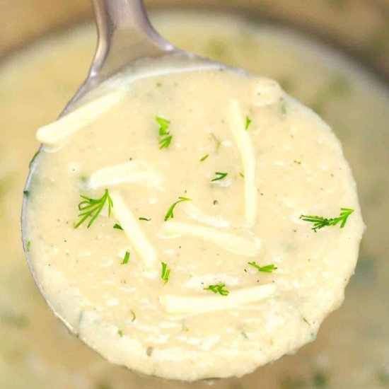 Instant Pot Cauliflower Soup