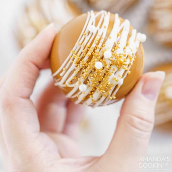 Caramel Hot Cocoa Bombs