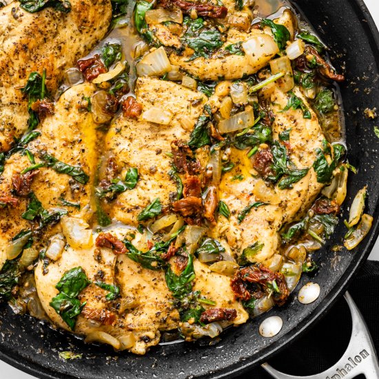 Skillet Tuscan Chicken