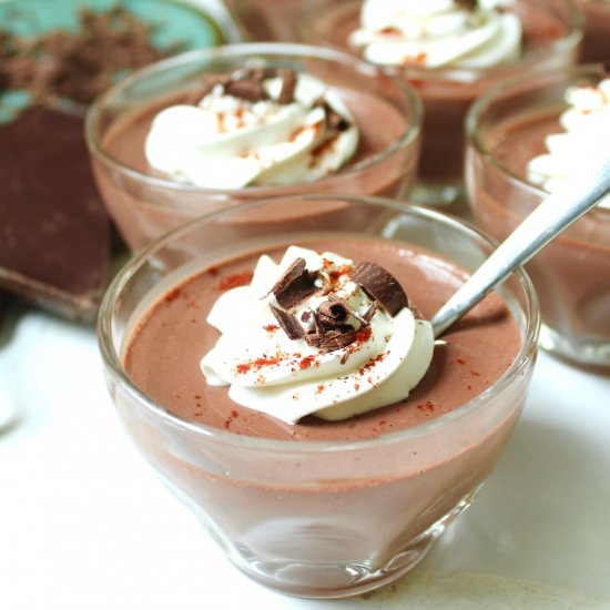 Chocolate Chile Panna Cotta