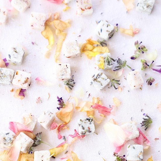 floral & lavender sugar cubes