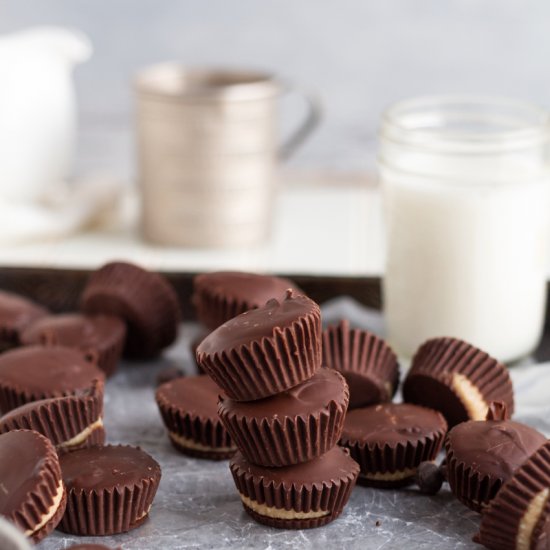 Chocolate Cookie Dough Cups