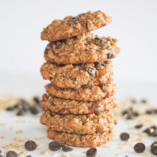 Chocolate Chip Oatmeal Cookies