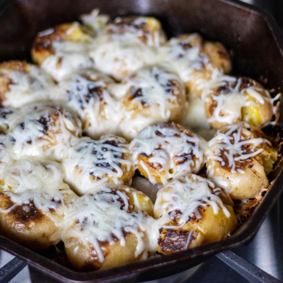 Sous Vide Smashed Potatoes