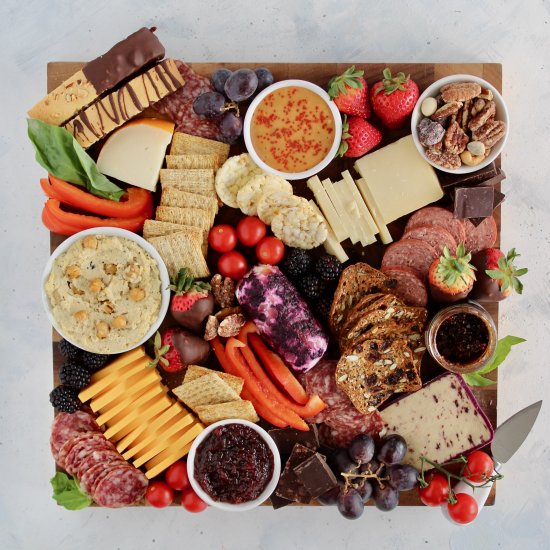 Valentine’s Day Charcuterie Board