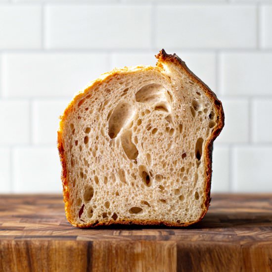 White Sourdough Bread Sandwich Loaf