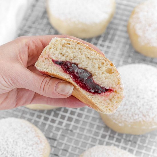 Vegan Italian Soft Donuts Bomboloni