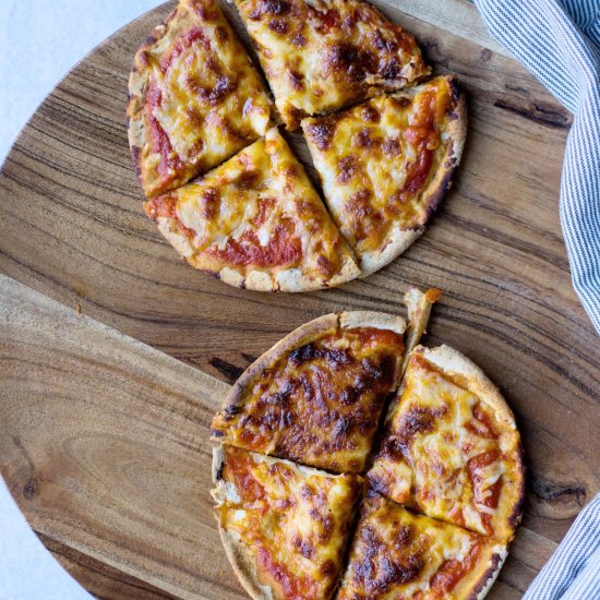 Whole Wheat Pita Pizza