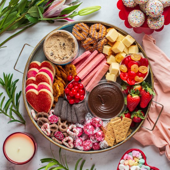 valentine’s day dessert board