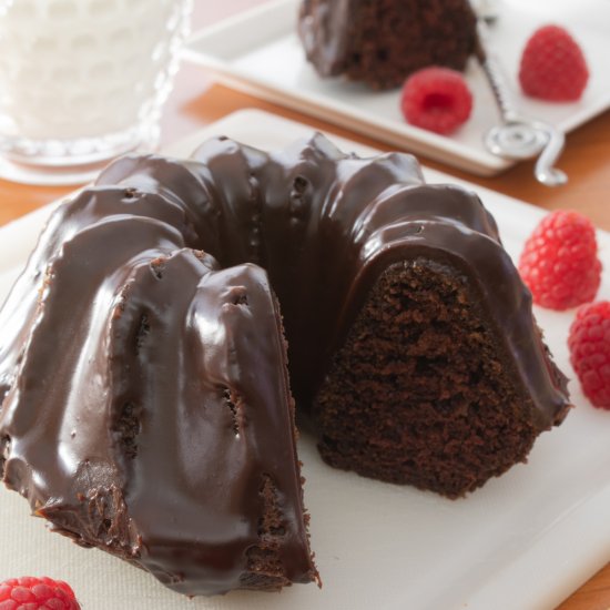 Chocolate Sour Cream Bundt Cake