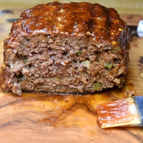 Grilled BBQ Meatloaf