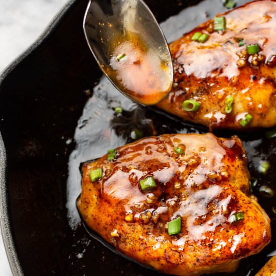 honey garlic chicken