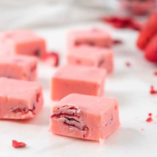 Easy Strawberry Fudge Recipe