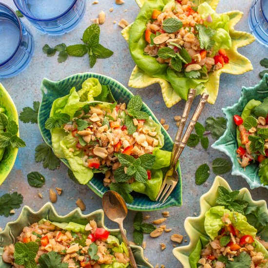 Shrimp Larb