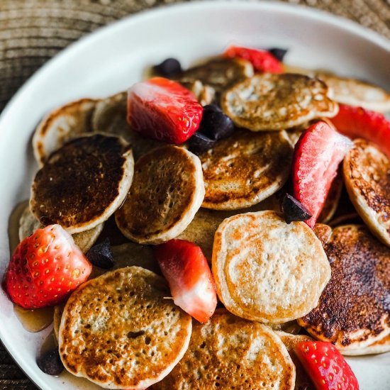 Mini Maple & Vanilla Pancakes