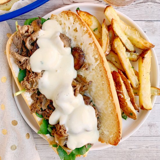 Cheesesteak with Truffle Cheese