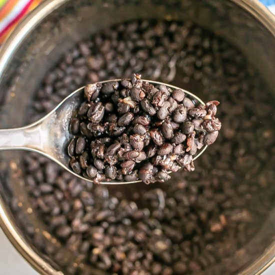 Instant Pot black beans