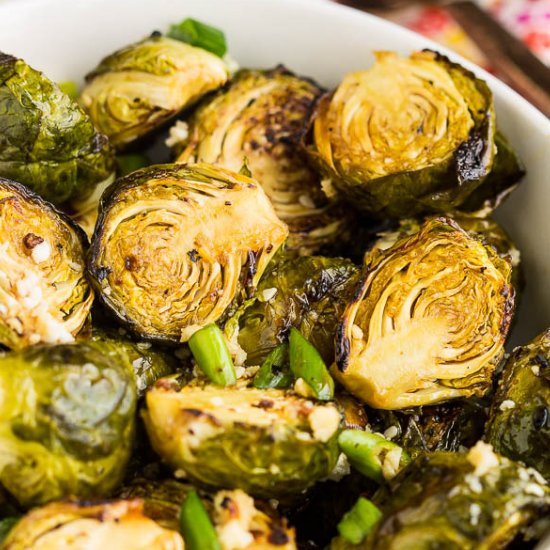 Hot Honey Brussels Sprouts