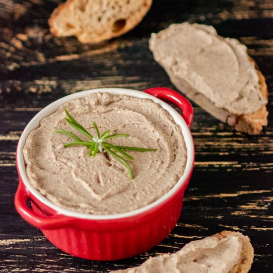 Walnut, Mushroom and Sunchoke Pâté