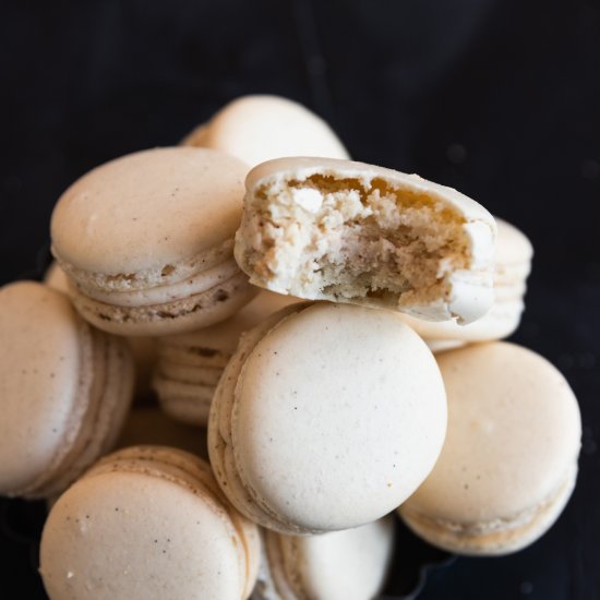 Browned Butter Vanilla Macarons