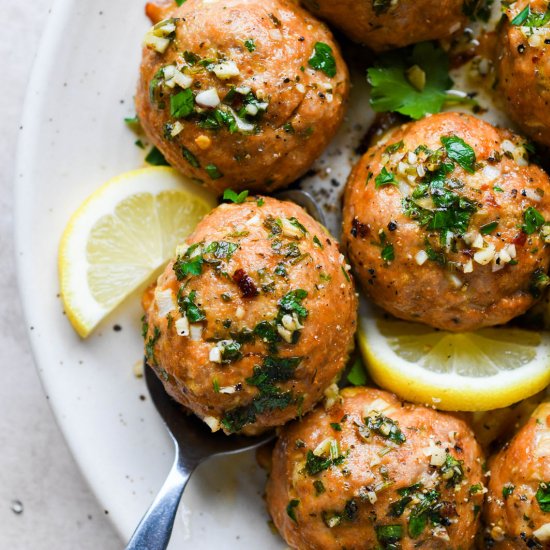 Baked Whole30 Turkey Meatballs