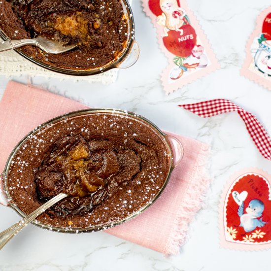 molten chocolate lava cake