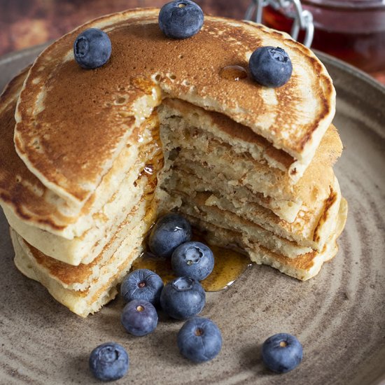 Easy vegan pancakes