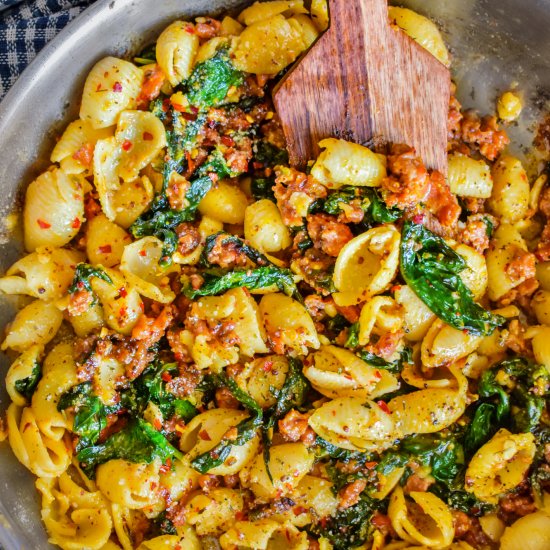 Spicy Sausage Pasta