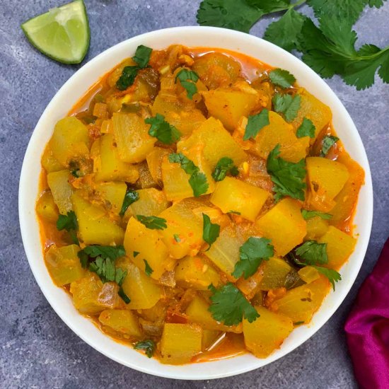 Lauki Ki Sabji (Bottle Gourd Curry)