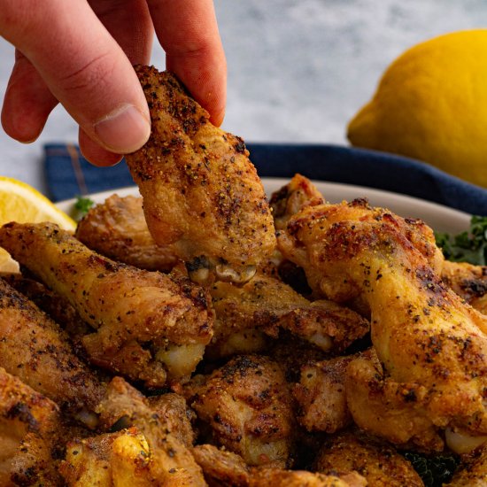 Baked Lemon Pepper Wings