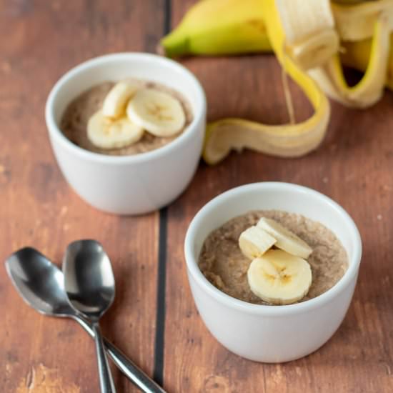 Healthy Banana Pudding