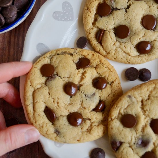 vegan chocolate chip cookies