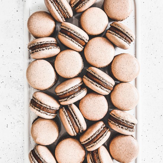 Chocolate macarons recipe