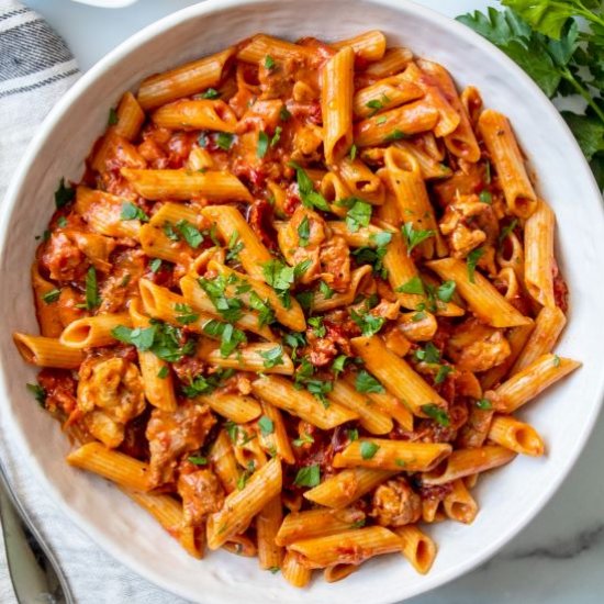 Creamy Sun-Dried Tomato Pasta