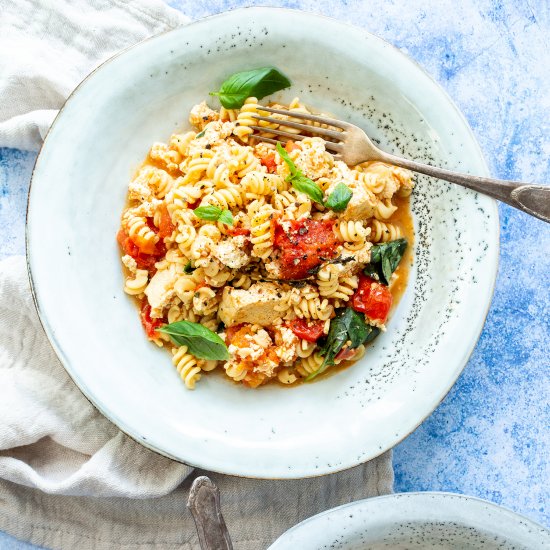 Vegan Baked Feta Pasta