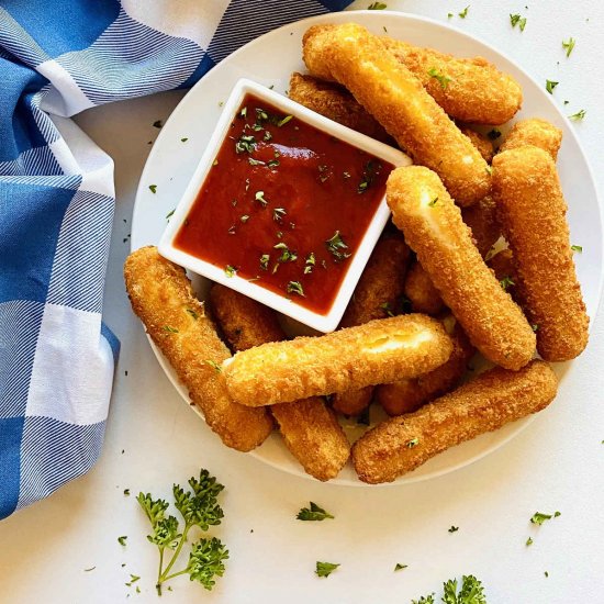 Air Fryer Frozen Mozzarella Sticks